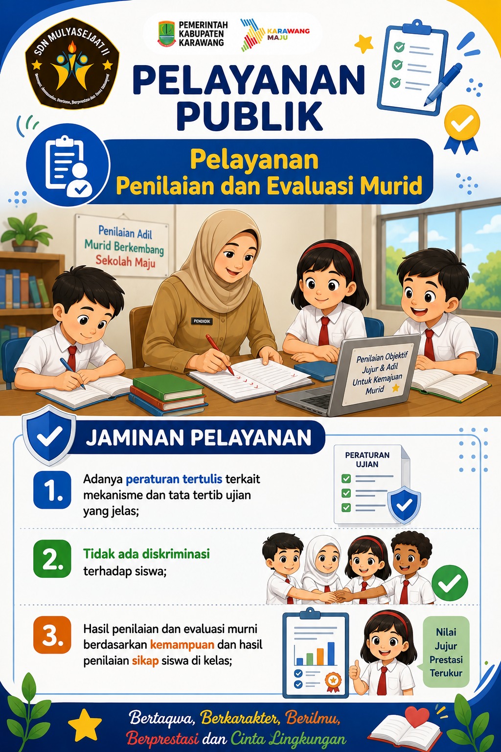 PELAYANAN PUBLIK : Pelayanan Penilaian dan Evaluasi Murid